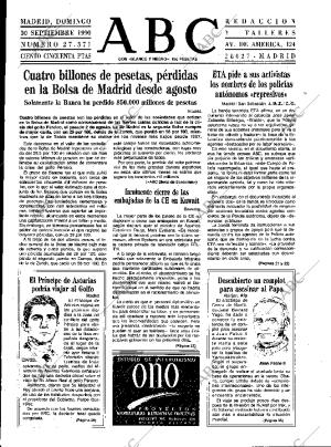 ABC MADRID 30-09-1990 página 15