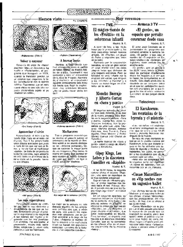 ABC MADRID 30-09-1990 página 157