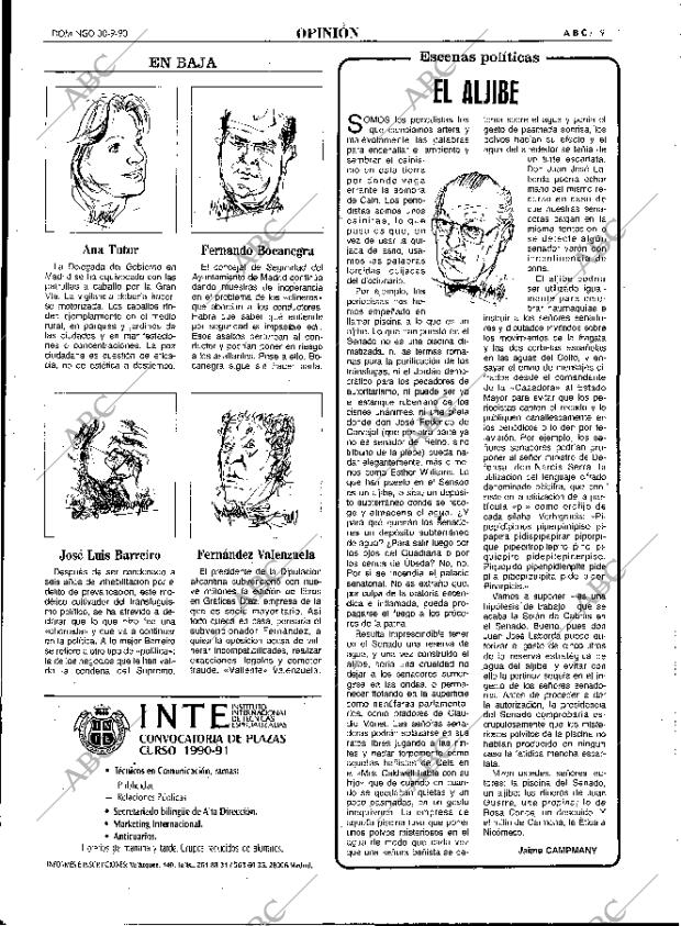 ABC MADRID 30-09-1990 página 19