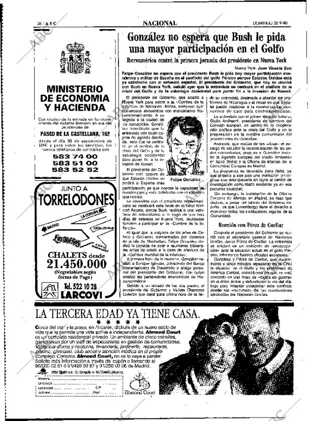 ABC MADRID 30-09-1990 página 26
