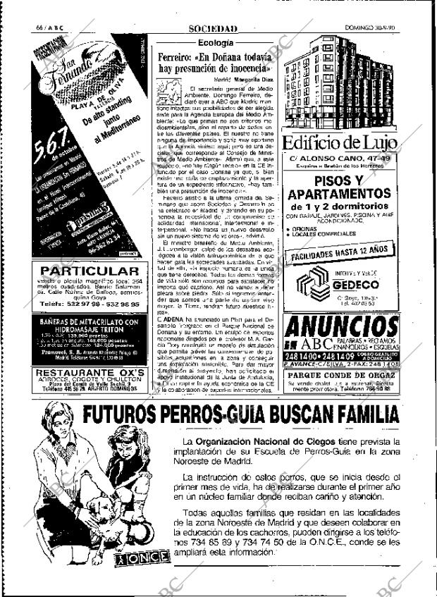 ABC MADRID 30-09-1990 página 66