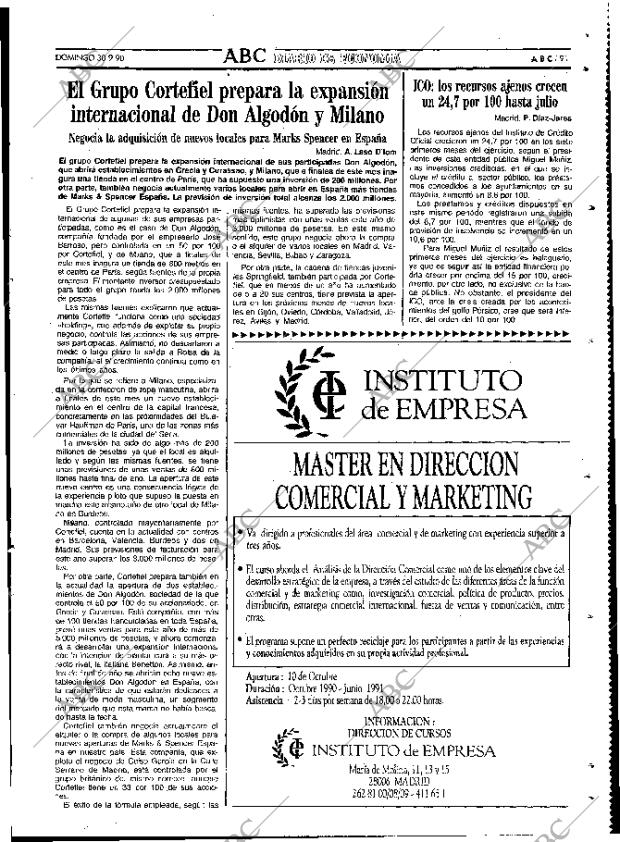 ABC MADRID 30-09-1990 página 91