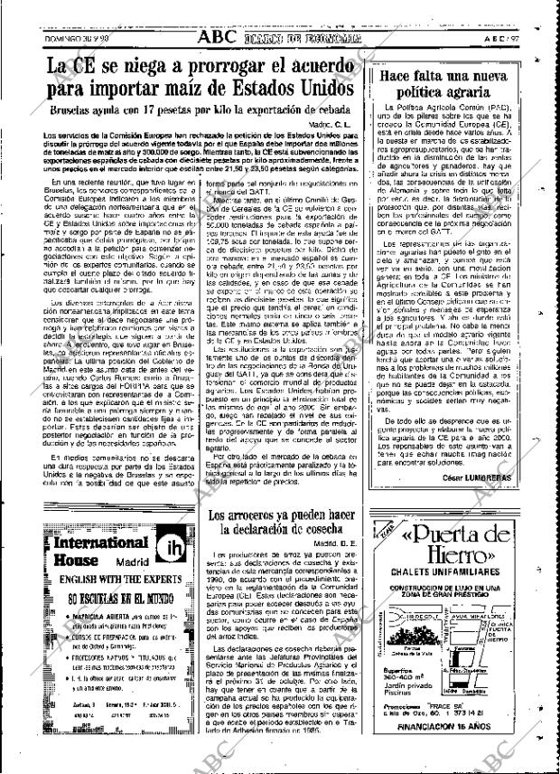 ABC MADRID 30-09-1990 página 97