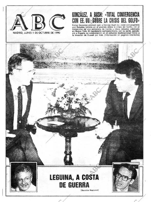 ABC MADRID 01-10-1990 página 1