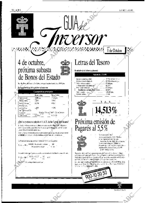 ABC MADRID 01-10-1990 página 52