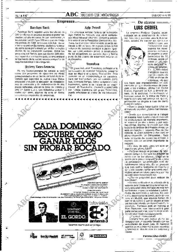 ABC MADRID 06-10-1990 página 86