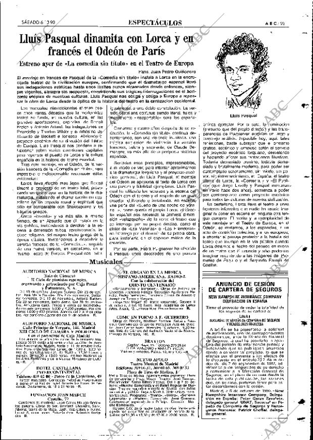 ABC MADRID 06-10-1990 página 95