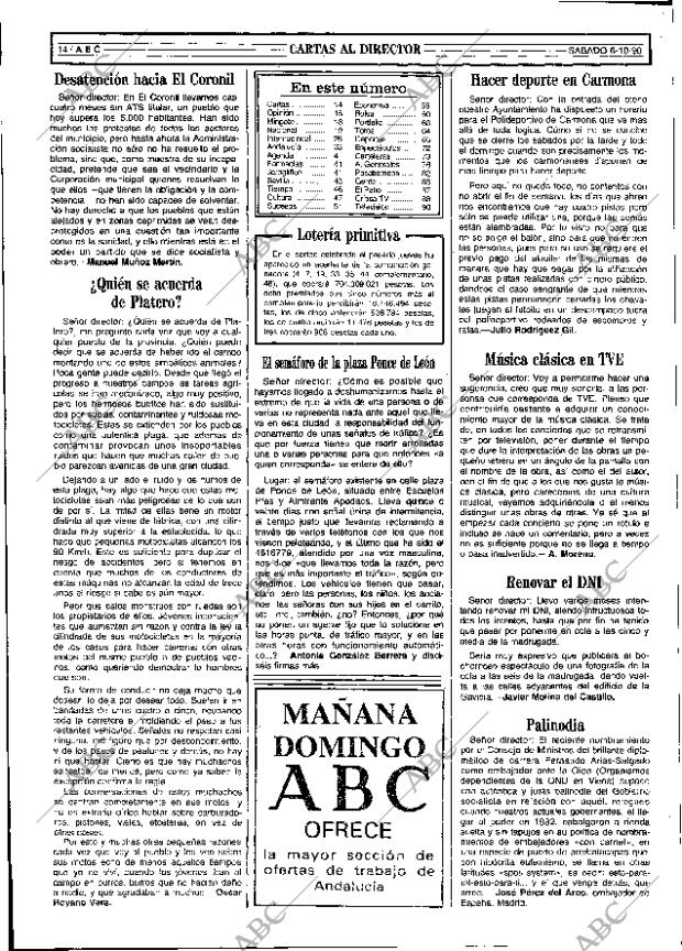 ABC SEVILLA 06-10-1990 página 14