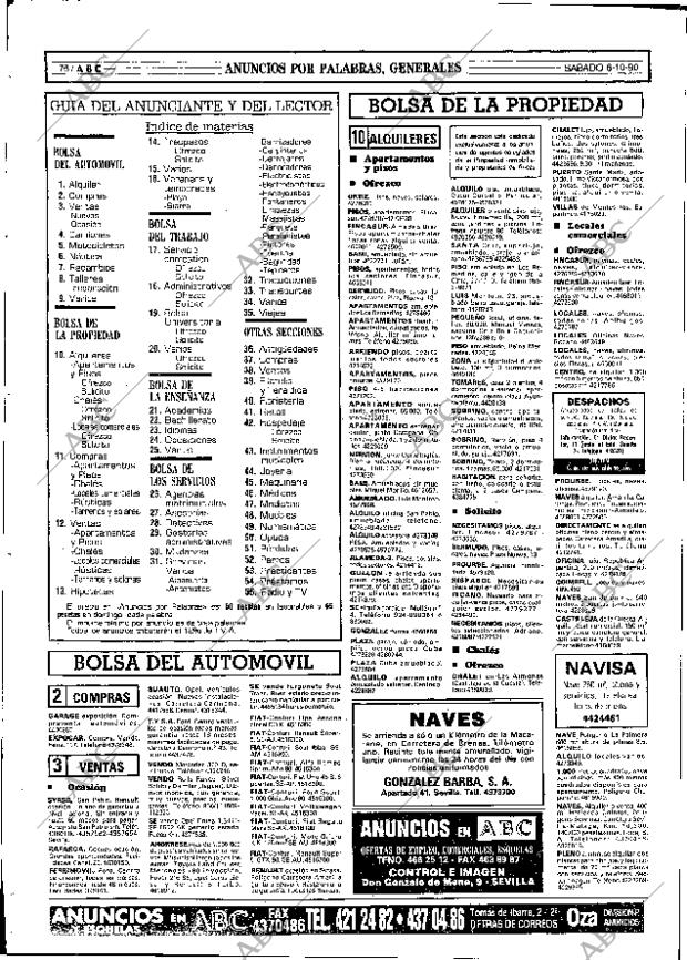 ABC SEVILLA 06-10-1990 página 88