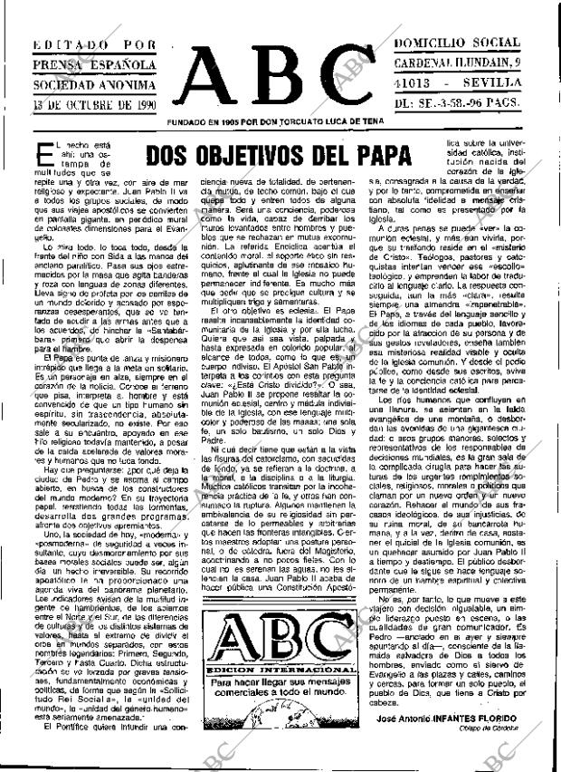 ABC SEVILLA 13-10-1990 página 3