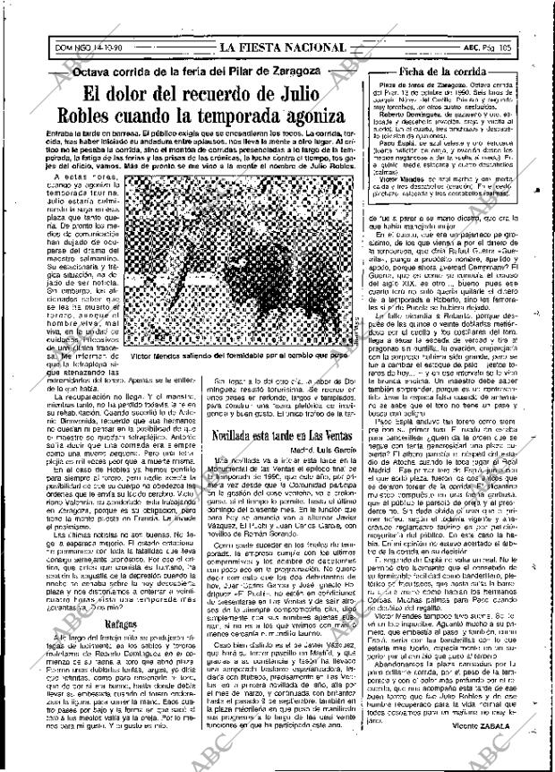 ABC MADRID 14-10-1990 página 105