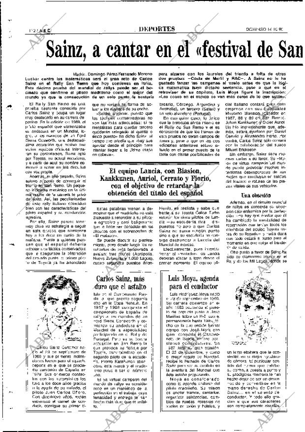 ABC MADRID 14-10-1990 página 112