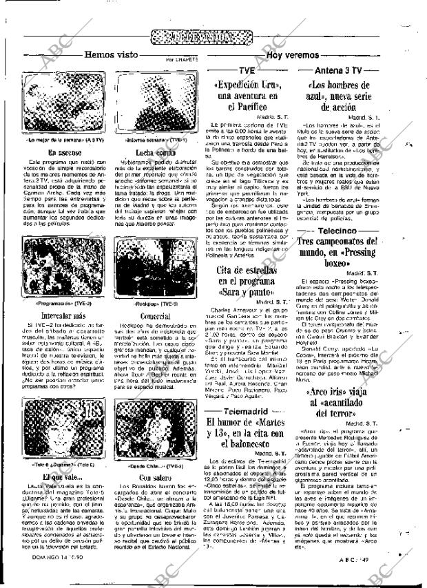 ABC MADRID 14-10-1990 página 149