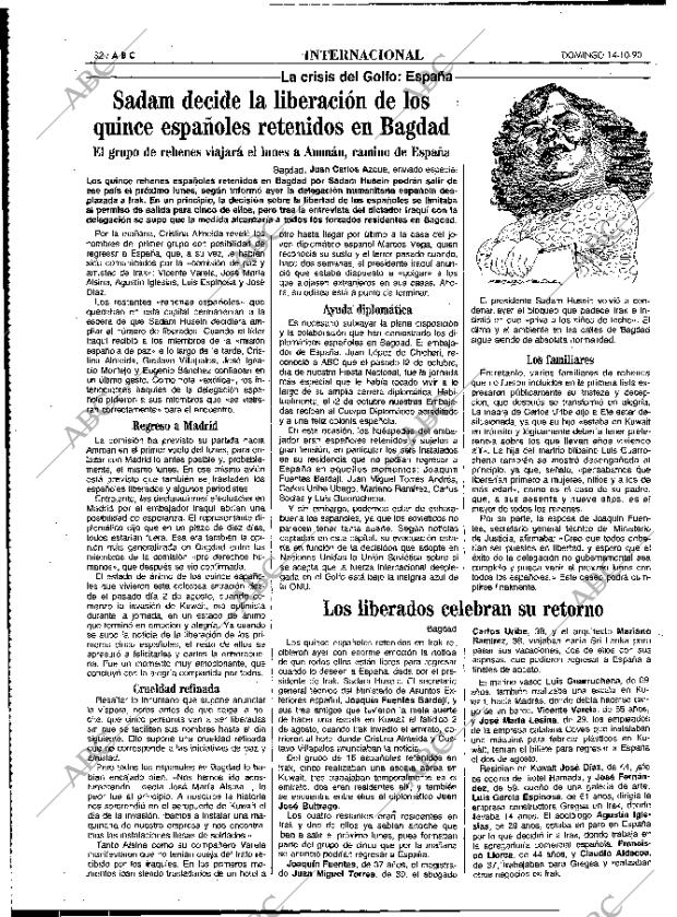 ABC MADRID 14-10-1990 página 32