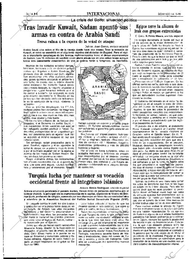 ABC MADRID 14-10-1990 página 36