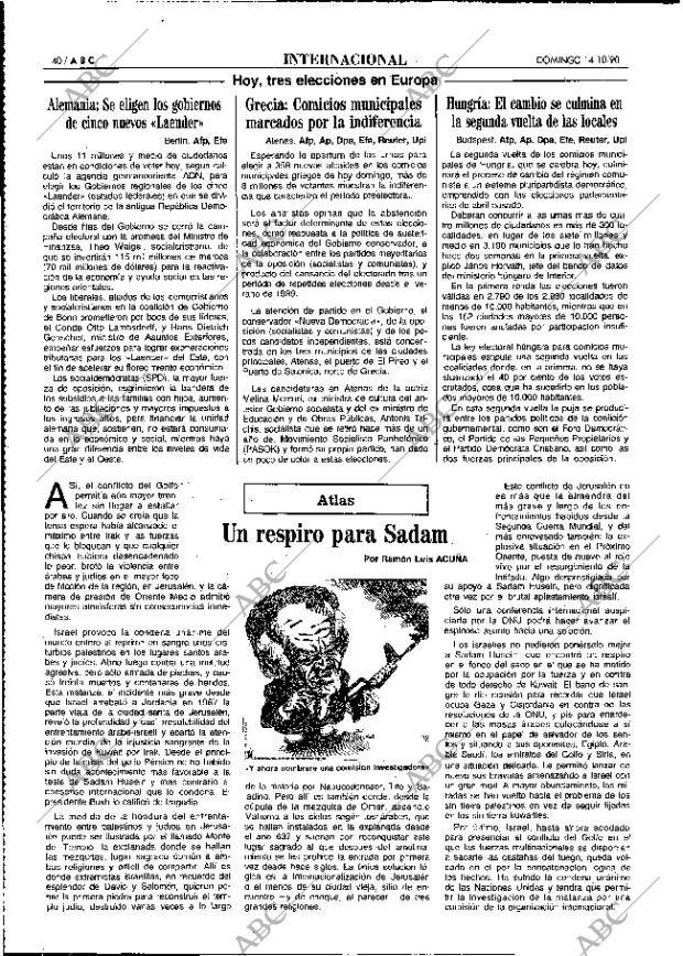 ABC MADRID 14-10-1990 página 40