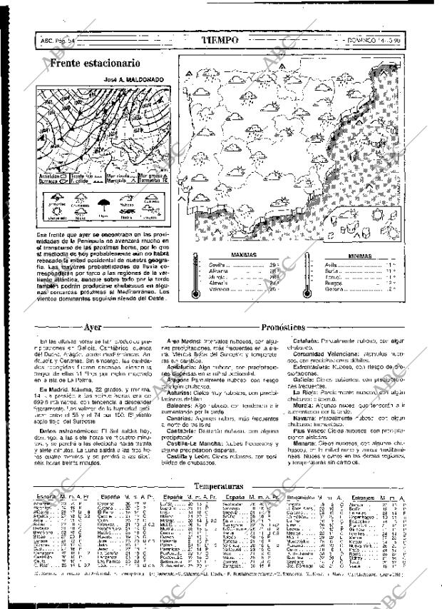 ABC MADRID 14-10-1990 página 54