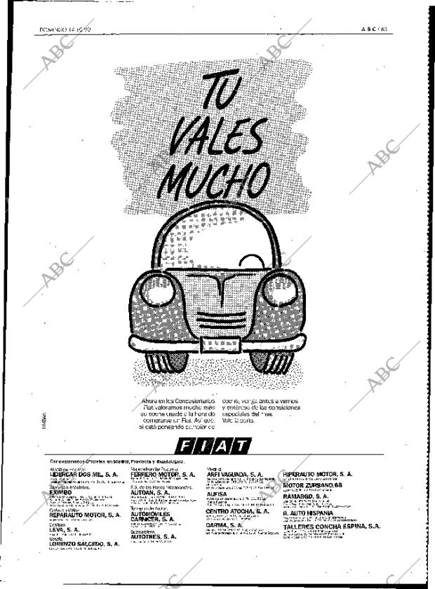 ABC MADRID 14-10-1990 página 63