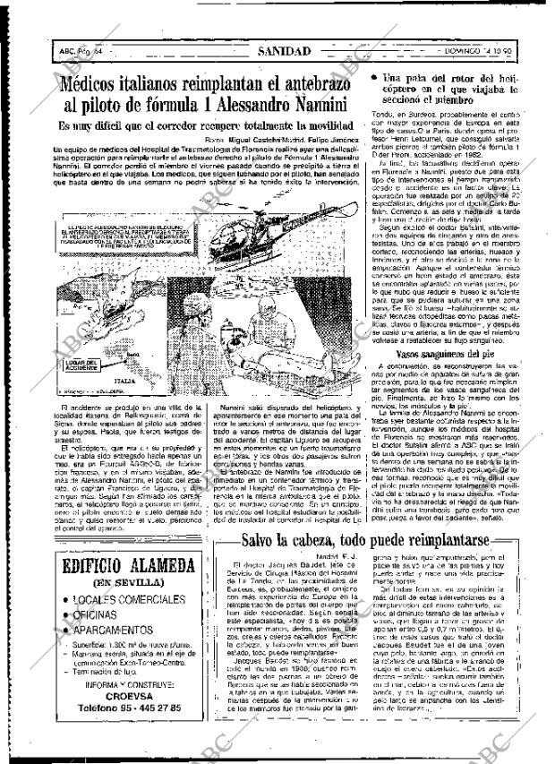 ABC MADRID 14-10-1990 página 64