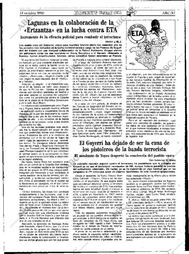 ABC MADRID 14-10-1990 página 79