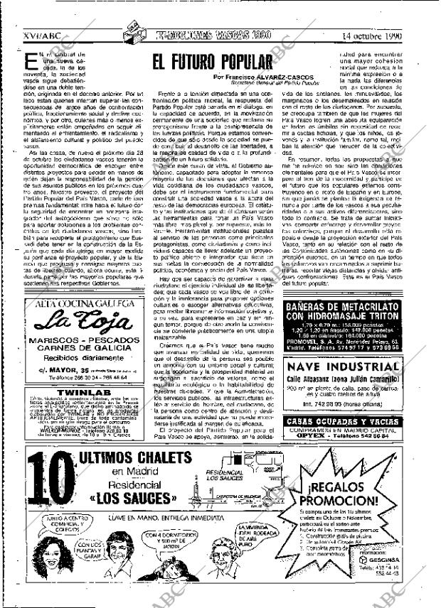 ABC MADRID 14-10-1990 página 84