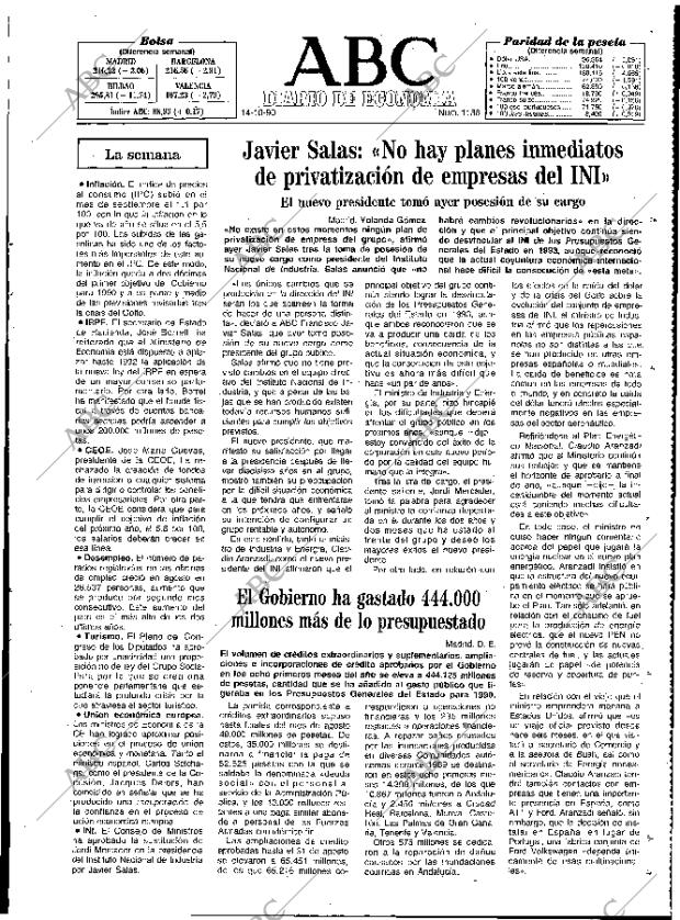 ABC MADRID 14-10-1990 página 85