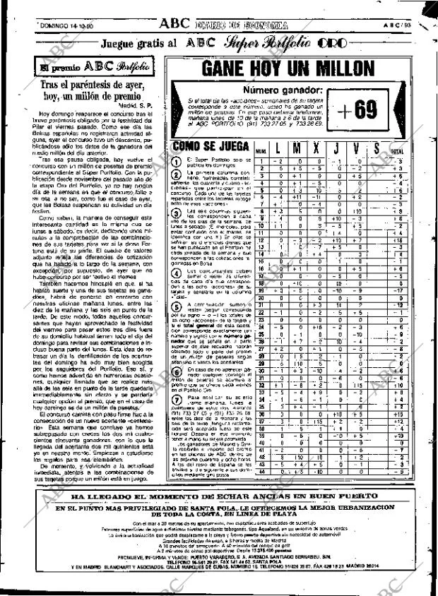 ABC SEVILLA 14-10-1990 página 93
