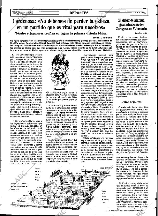 ABC SEVILLA 14-10-1990 página 99
