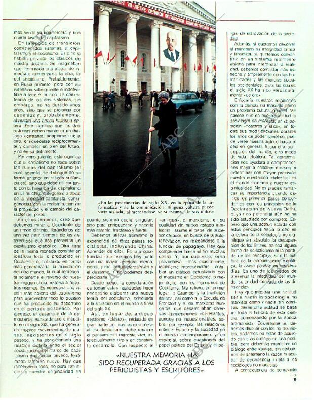 BLANCO Y NEGRO MADRID 14-10-1990 página 9