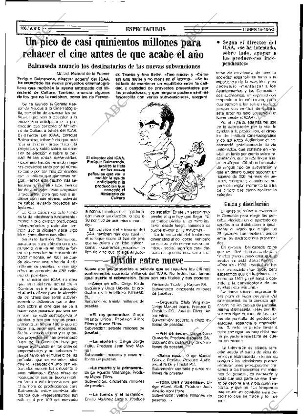 ABC SEVILLA 15-10-1990 página 106