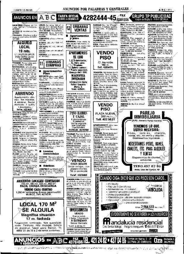 ABC SEVILLA 15-10-1990 página 111