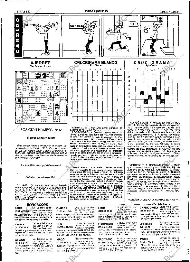 ABC SEVILLA 15-10-1990 página 118