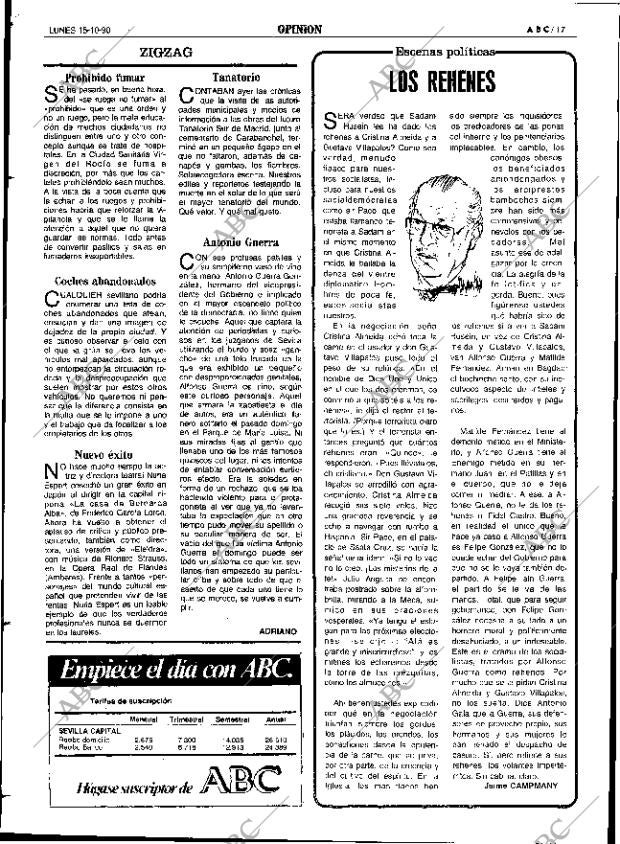 ABC SEVILLA 15-10-1990 página 17