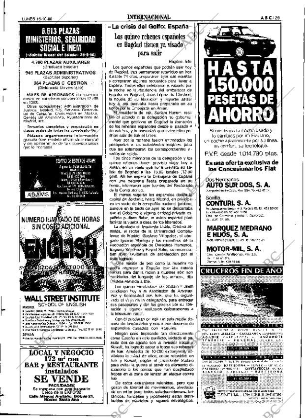 ABC SEVILLA 15-10-1990 página 29