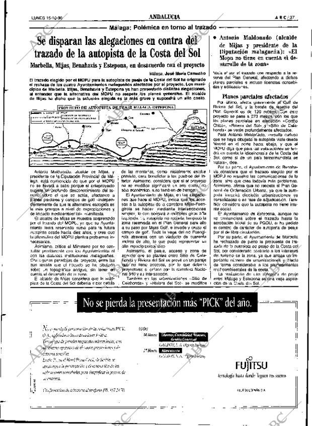 ABC SEVILLA 15-10-1990 página 37