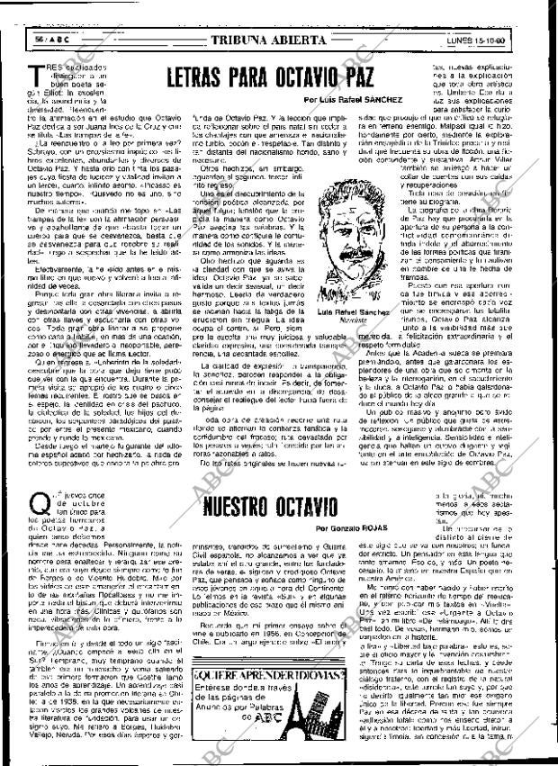 ABC SEVILLA 15-10-1990 página 56