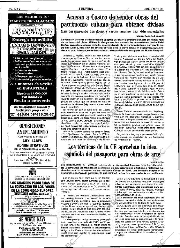 ABC SEVILLA 15-10-1990 página 60