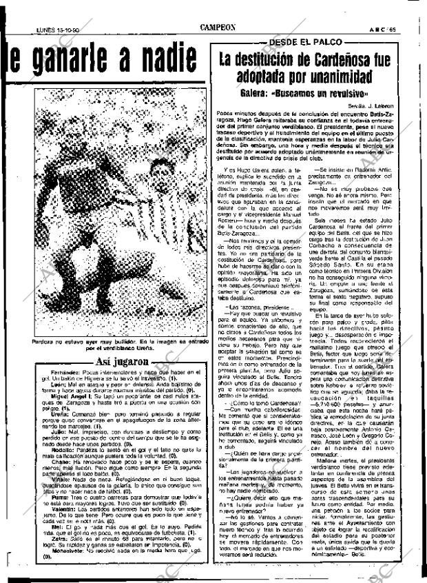 ABC SEVILLA 15-10-1990 página 65