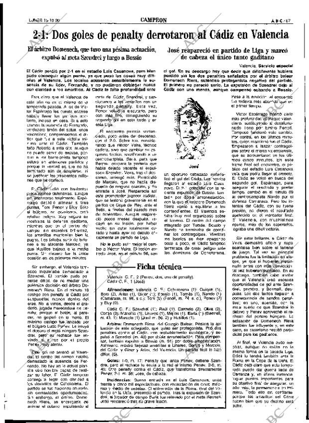 ABC SEVILLA 15-10-1990 página 67