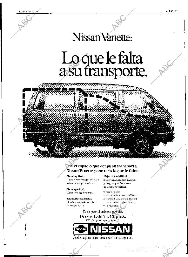 ABC SEVILLA 15-10-1990 página 71