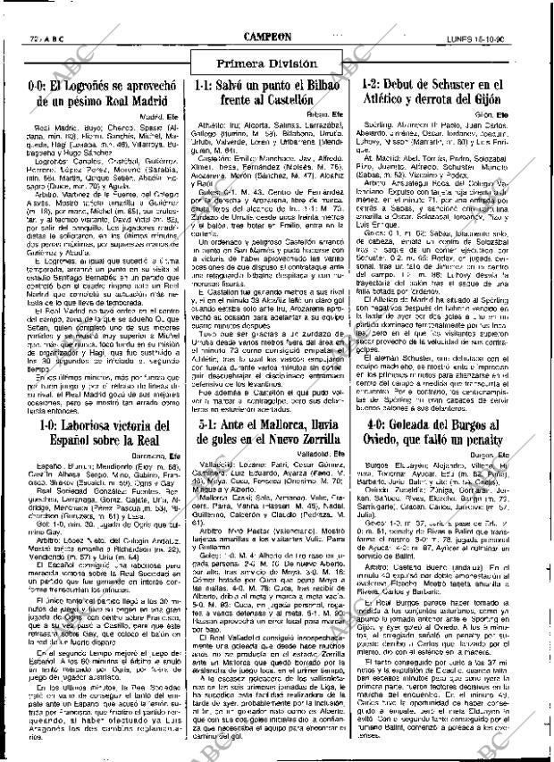 ABC SEVILLA 15-10-1990 página 72