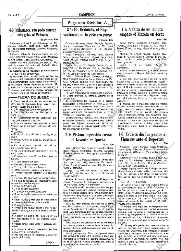ABC SEVILLA 15-10-1990 página 74