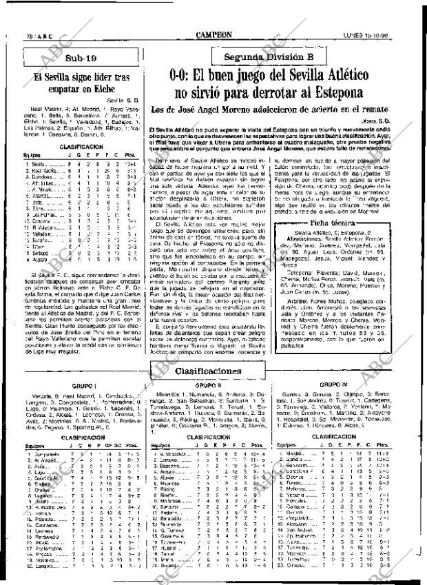 ABC SEVILLA 15-10-1990 página 78