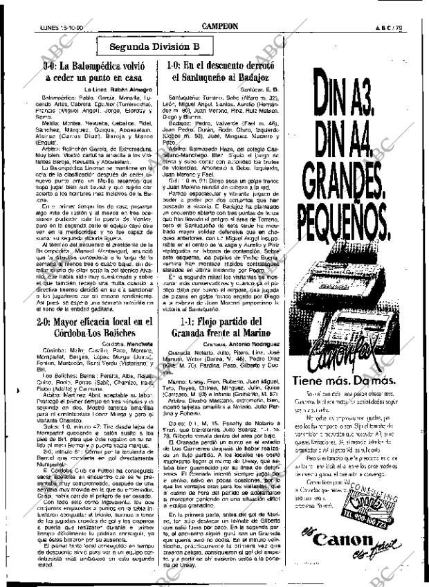 ABC SEVILLA 15-10-1990 página 79