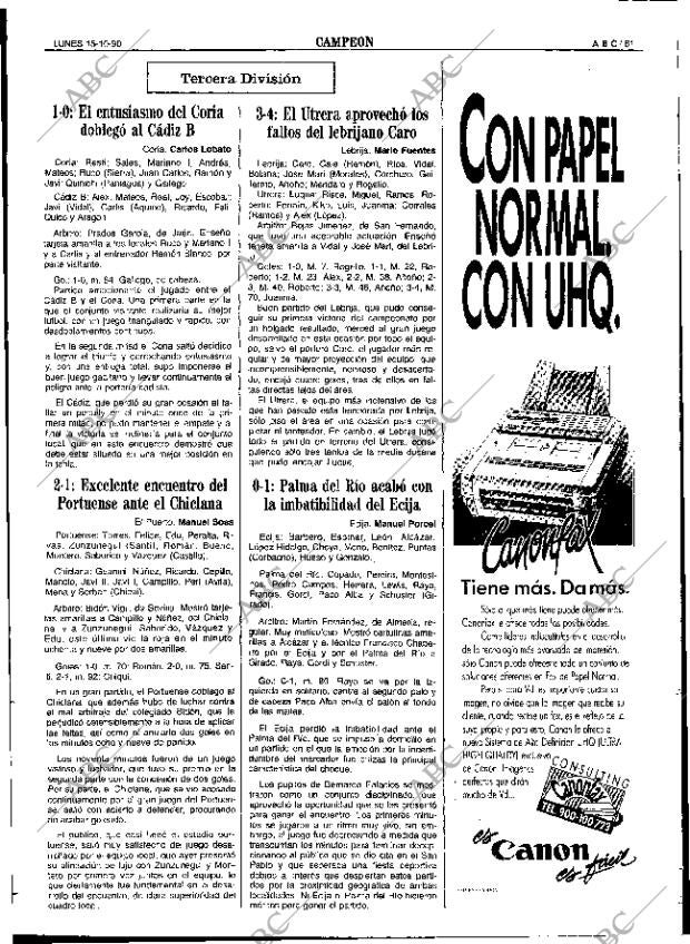 ABC SEVILLA 15-10-1990 página 81