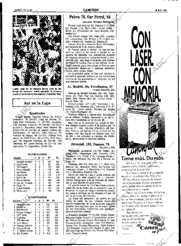 ABC SEVILLA 15-10-1990 página 83