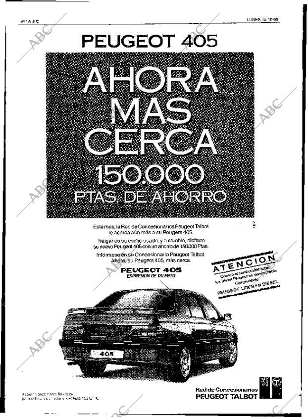 ABC SEVILLA 15-10-1990 página 84