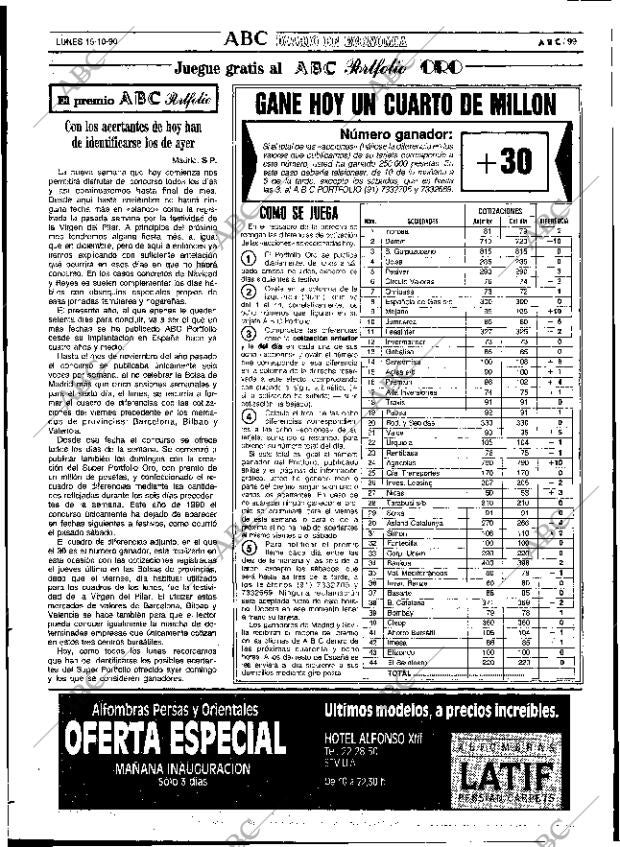 ABC SEVILLA 15-10-1990 página 99