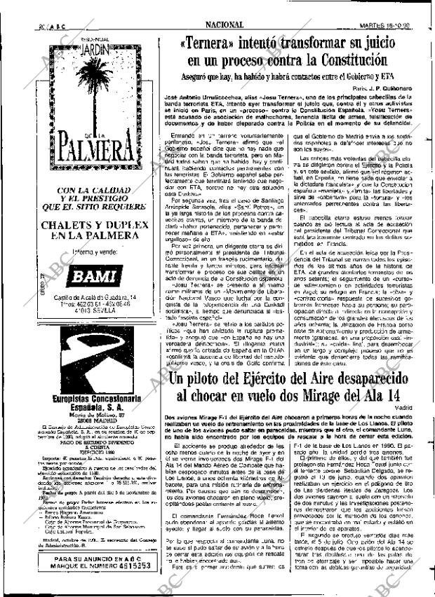 ABC SEVILLA 16-10-1990 página 20