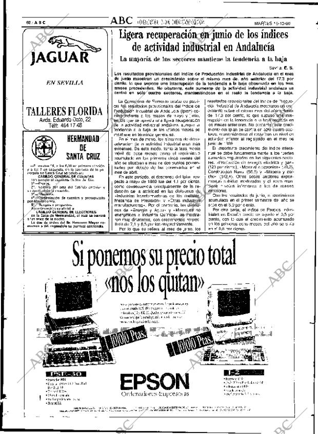 ABC SEVILLA 16-10-1990 página 68